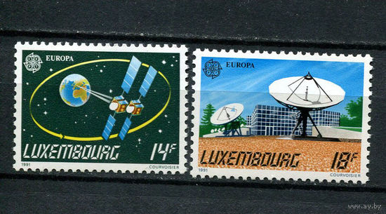 Люксембург - 1991 - Европа (C.E.P.T.) - Космос - [Mi. 1271-1272] - полная серия - 2 марки. MNH.  (Лот 218AF)