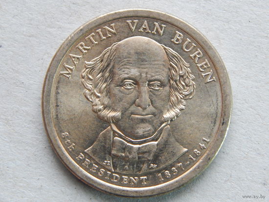 США 1 доллар 2008г.Мартин Ван Бюрен (8-ой президент).