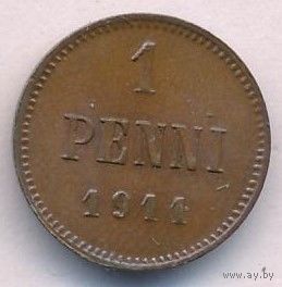 1 пенни 1911 год _состояние XF