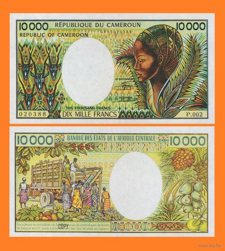[КОПИЯ] Камерун 10 000 франков 1981-92 г.г.