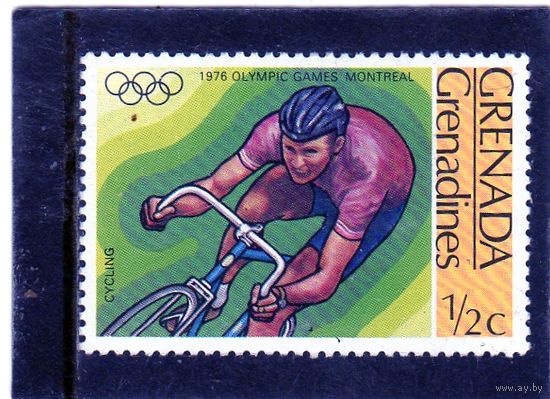 Гренада и Гренадины. Mi:GD-GR 193. Велоспорт. Олимпийские игры. Монреаль. 1976.