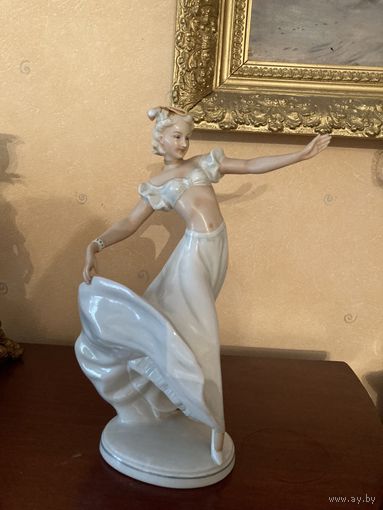 Статуэтка Балерина Дама Антикварная Германия 1926-1952 гг