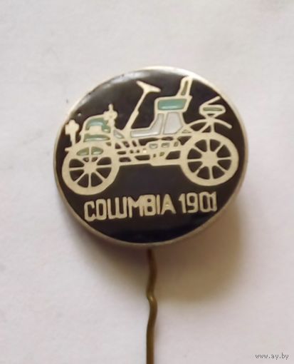 Значок COLUMBIA 1901 Тяжмет,эмаль.6