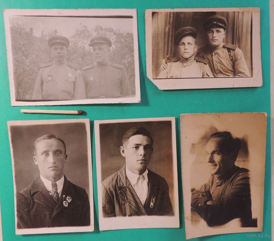 Фото "Мужские портреты", 1930-40 гг.