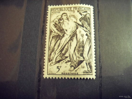1947 Франция марка MNH** война (4-7)