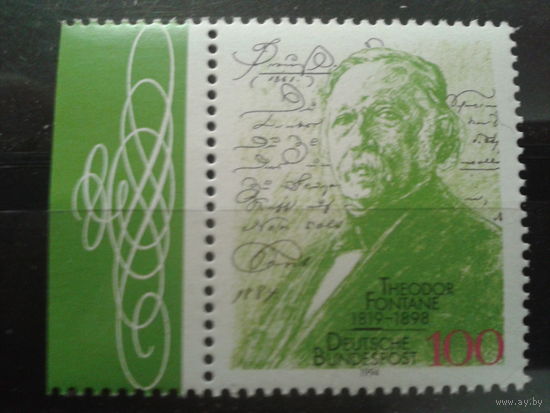 Германия 1994 Фонтане, поэт** Михель-1,6 евро