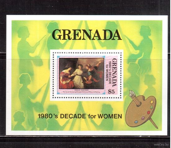 Гренада-1981,(Мих.Бл.97)  **  , Искусство,Живопись
