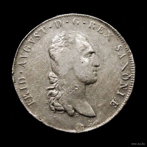 Талер 1813. Саксония, Фридрих Август. С подвеса