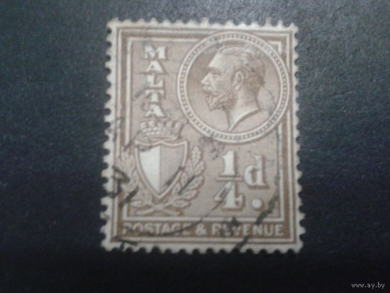 Мальта 1930 король Георг 5 1/4 пенса