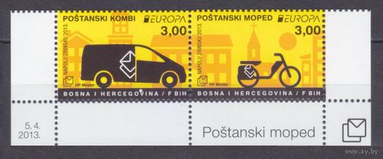 2013 Босния и Герцеговина Мостар 361-362Paar Европа Септ 7,20 евро