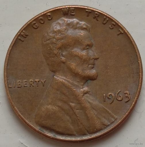 1 цент 1963 США. Возможен обмен