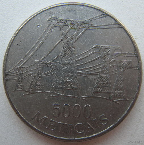 Мозамбик 5000 метикалов 1998 г.