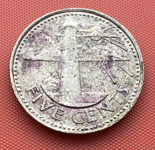 126-14 Барбадос, 5 центов 1996 г.