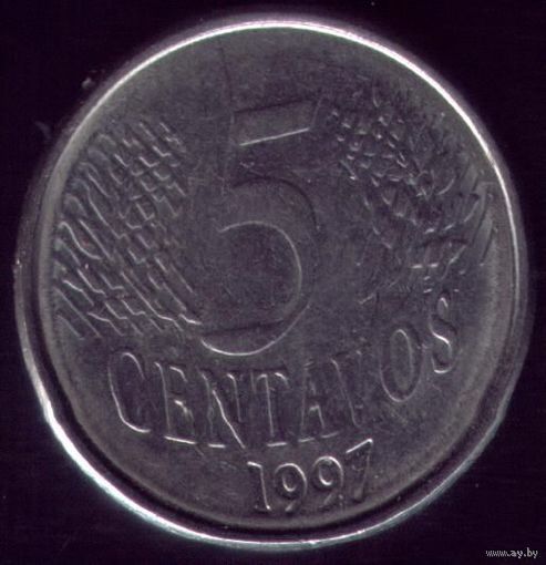 5 сентаво 1997 год Бразилия