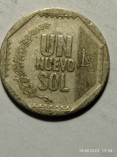 Перу 1 соль 2007 года .