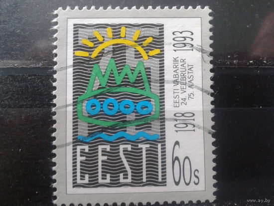 Эстония 1993 75 лет республике 60 s