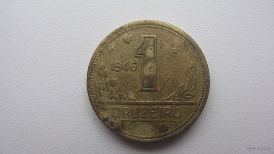 Бразилия 1 крузейро  1946