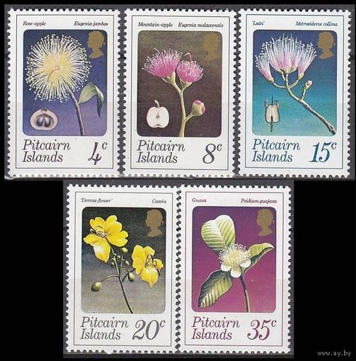 1973 Острова Питкэрн 130-134 Цветы 15,00 евро