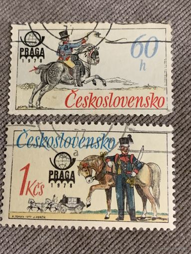 Чехословакия 1978. Породы лошадей