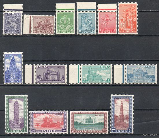 Стандартный выпуск Индия 1949 год 14 марок
