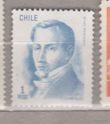 Чили 1975 год Диего Порталес, политик  Известные люди Личности лот  13 ЧИСТАЯ