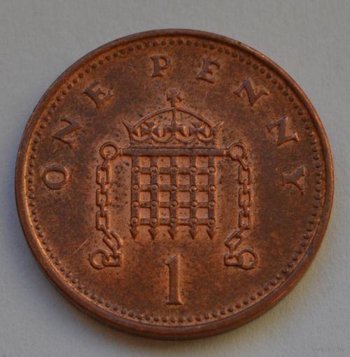 Великобритания 1  пенни, 1993 г.
