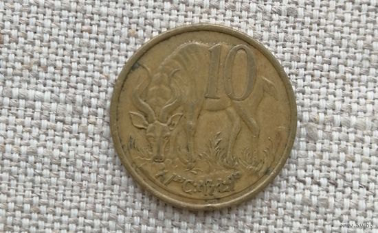 Эфиопия 10 сантимов 1977 / животные / FA