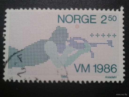 Норвегия 1986 биатлон
