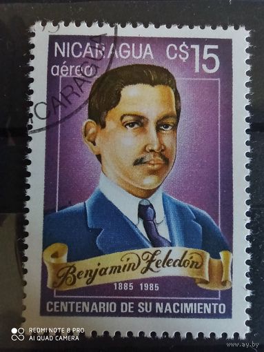 Никарагуа 1985. 100-летию со дня рождения Бенджамина Зеледона. Полная серия
