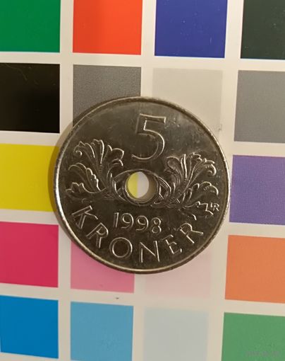 Норвегия 5 крон 1998