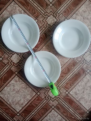 3 тарелки большие ранние советы клейма общепит