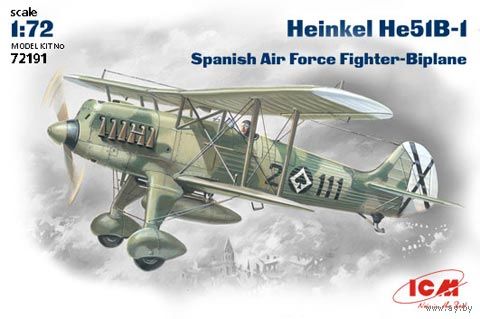 1/72 Heinkel He-51B Spanish Nationalist Air Force (ICM)