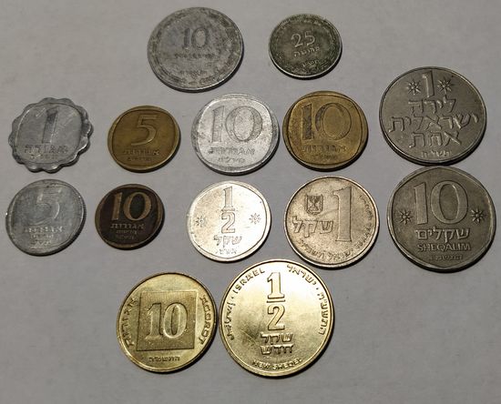 Монеты Израиля (список внутри)