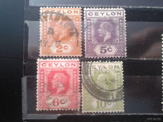 Цейлон 1911-2 Король Георг 5