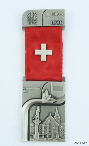 Швейцария, Памятная медаль "Спортивная стрельба" 1988 год.