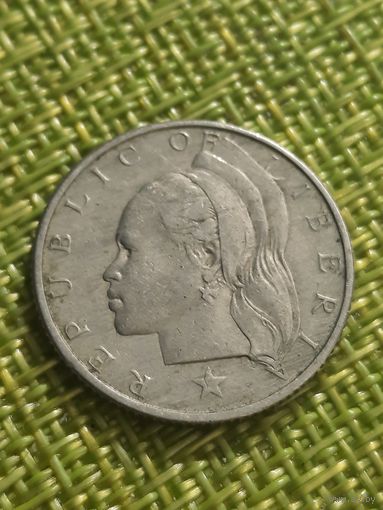 Либерия 25 центов 1968 г