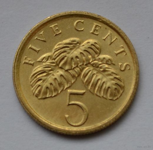 Сингапур, 5 центов 1986 г.