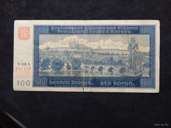 Богемия и Моравия (протекторат) 100 крон 1940г.