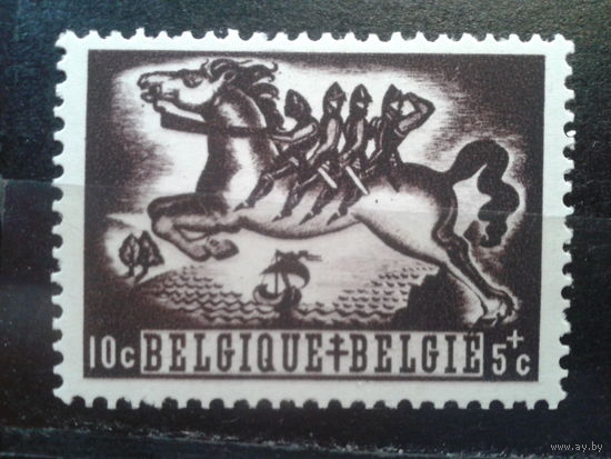 Бельгия 1944 Легенда: 4 сына графа на коне Байярд**