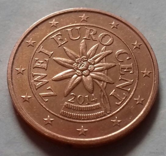 2 евроцента, Австрия 2014 г., AU