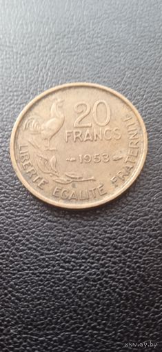 Франция 20 франков 1953 г.