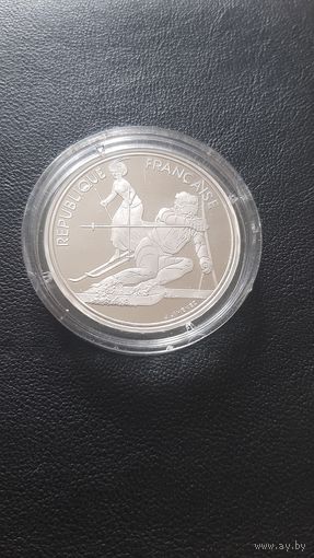 100 франков 1990 серебро 925 пр. 22.2 гр.