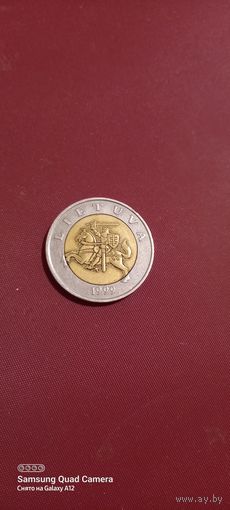 Литва, 5 литов 1999.