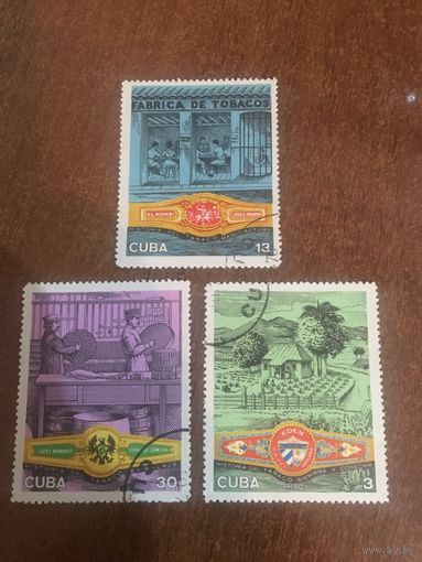 Куба 1970. История производство табака. Полная серия