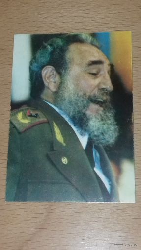 Календарик 1986 Куба. Фидель Кастро