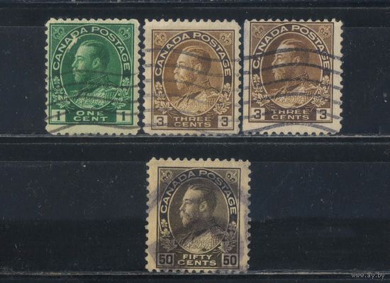 GB Доминион Канада 1911 GV Стандарт #92,94,94D,99