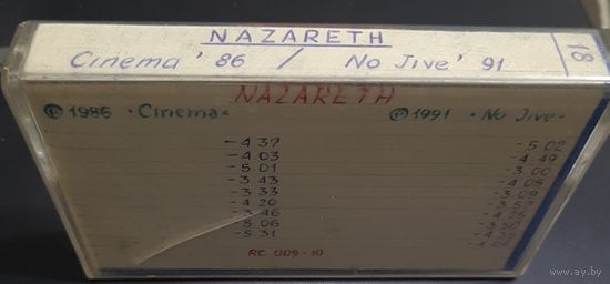 Аудиокассета NAZARETH 1986 - Cinema - / 1991 - No Jive -