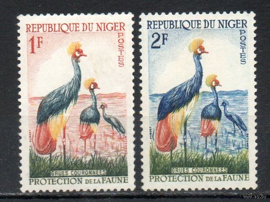 Птицы Нигер 1959 год 2 марки
