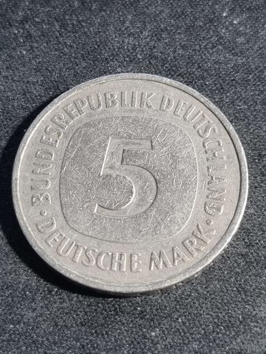 Германия  5 марок 1984 D