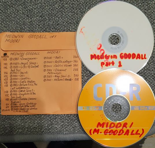 CD MP3 Medwyn GOODALL, MIDORI - 2 CD.